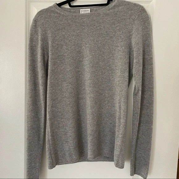 barrow and grove Sweaters Grey Cashmere Sweater Size S Poshmark